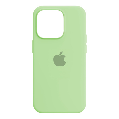 Чехол Silicone Case для Apple iPhone 14 Pro Светло-зеленый