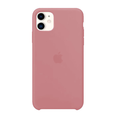 Чехол Silicone Case для Apple iPhone 11 Light Pink, нежно-розовый