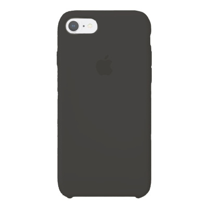 Чехол Silicone Case для Apple iPhone 7/8/SE (2020) Gray, Тёмно-серый