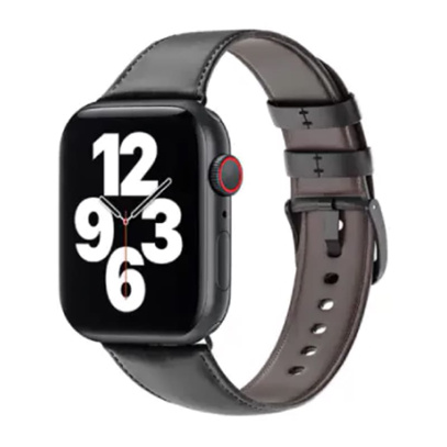 Ремешок для Apple Watch 38/40/41 mm WiWU (Wi-WB003) Black, чёрный