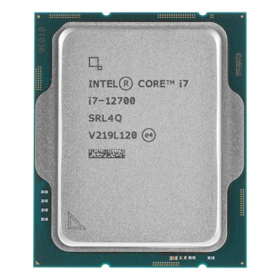 Процессор Intel Core i7-12700, 2.1 ГГц (Turbo 4.90 ГГц), LGA1700, OEM (CM8071504555019SRL4Q)