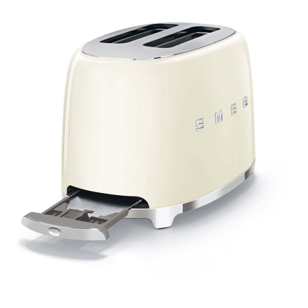 Тостер на 2 ломтика SMEG 50s style (TSF01CREU) Кремовый