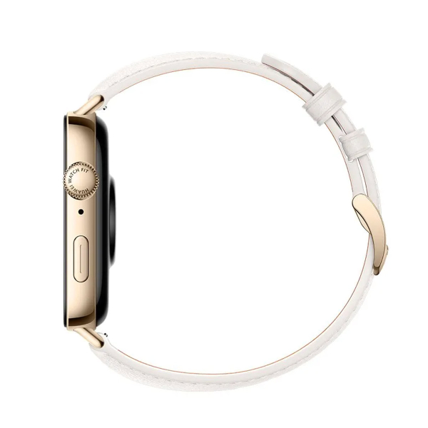 Смарт-часы HUAWEI Watch Fit 3 White leather, белый из кожи