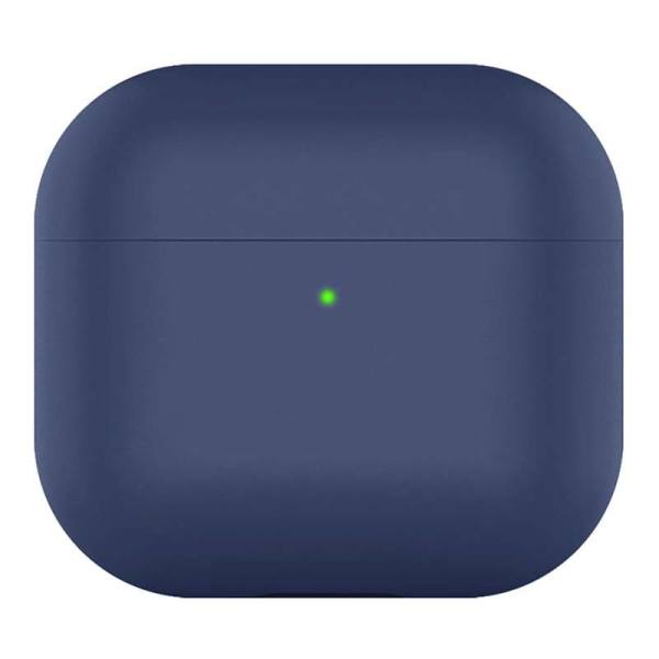 Силиконовый чехол для AirPods 3 Deppa Ultra Slim (47323) Синий