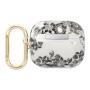 Чехол с карабином для AirPods 3 CG Mobile Guess TPU Toile de Jouy (GUA3HGPLHG) Серый