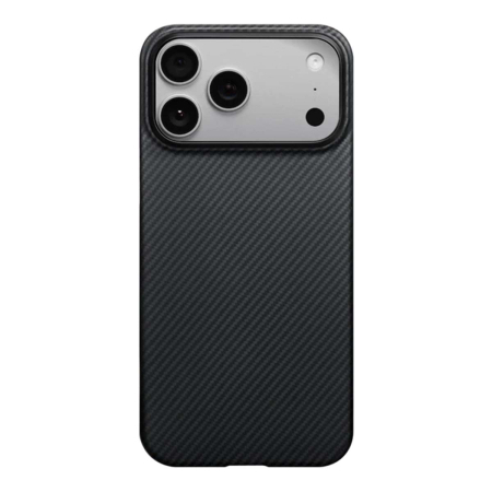 Чехол для iPhone 17 Pro с MagSafe Pitaka Aramid UltraGuard Case (600D) Тёмно-серый