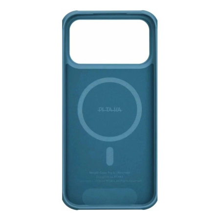 Чехол для iPhone 17 Pro Pitaka Aramid ProGuard Case (KI1703MGP) Moonrise, синий