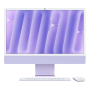 Apple iMac 24" (M4 10C CPU, 10C GPU, 2024) Retina 4,5K, 24Gb, 512Gb SSD (Z1ET000YX) Purple, фиолетовый