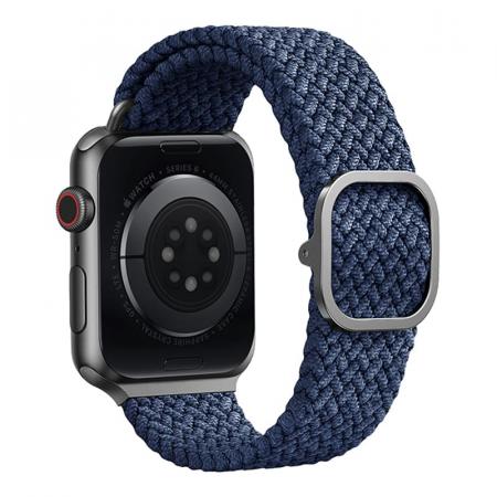 Ремешок для Apple Watch 42/44/45 mm UNIQ ASPEN Strap Braided (44MM-ASPOBLU) Синий