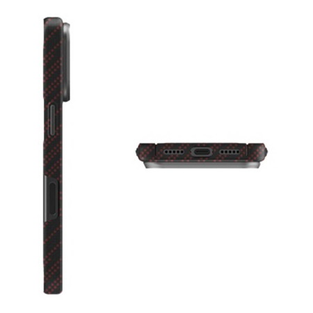 Чехол для iPhone 17 Pro Max с MagSafe UNIQ KEVA EDGE Full Kevlar (IP6.9P(2025)-KEVAEDMRORG) Rust Orange, оранжевый