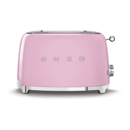 Тостер на 2 ломтика SMEG 50s style (TSF01PKEU) Розовый
