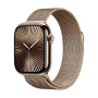 Apple Watch Series 10, 46 мм корпус из титана цвета «Gold», ремешок Milanese Loop цвета «Gold»