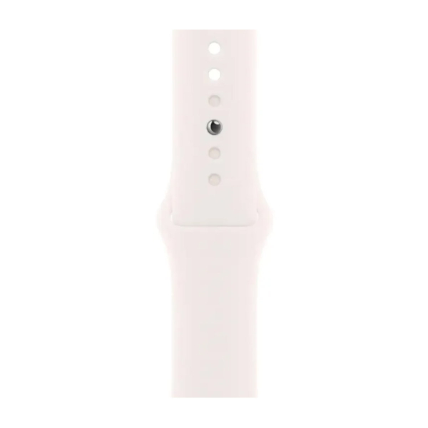 Apple Watch Series 11, 42 мм корпус из алюминия цвета «Rose Gold», ремешок Sport Band размера S/M цвета «Light Blush»