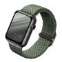 Ремешок для Apple Watch 41/40/38 mm UNIQ ASPEN Strap Braided Green, зелёный