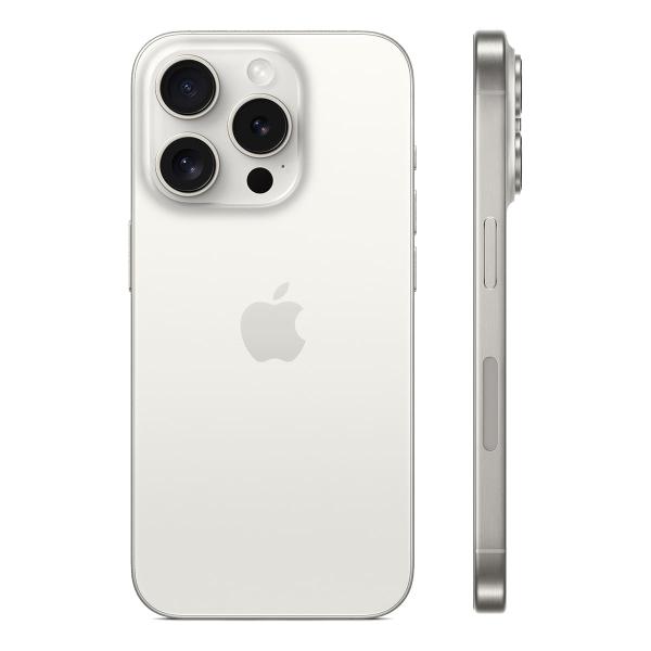 Apple iPhone 15 Pro 128Gb eSIM White Titanium, белый титан