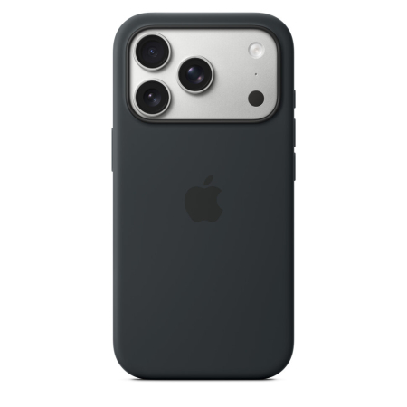 Чехол для iPhone 17 Pro Silicone Case Black, чёрный