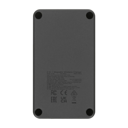 Беспроводное зарядное устройство UGREEN W706 2в1 Wireless Charger Qi2 (45023) Серый